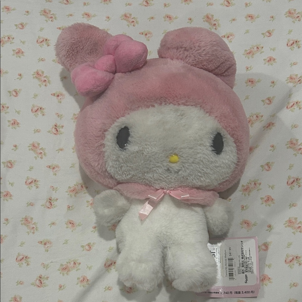 Sanrio My Melody Pink and White Plush